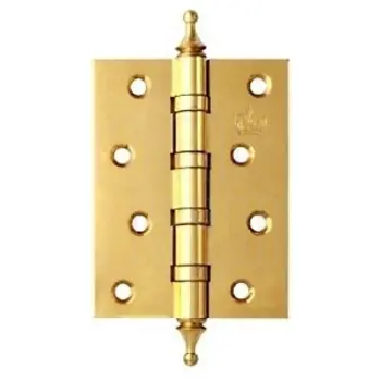 Петля дверная Corona A4 100 мм (латунь) золото