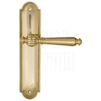 Дверная ручка Fratelli Cattini 'MARANI' на планке PL248 полированная латунь