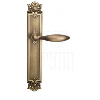 Дверная ручка Venezia 'MAGGIORE' на планке PL97 матовая бронза