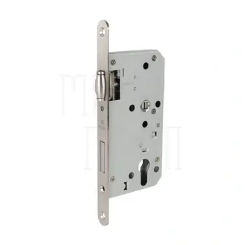Замок Fuaro (Фуаро) врезной DD.INOX/C-55.72/R с роликовой защелкой (лиц.планка 20 мм)