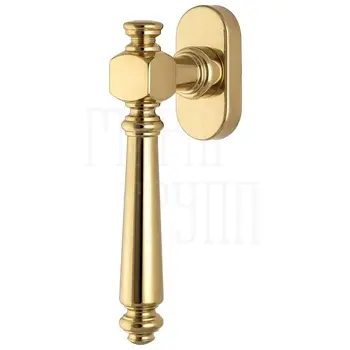 Ручка оконная Extreza 'VERONIKA' (Вероника) 325 HW полированная латунь