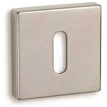 Накладки под ключ Convex 2145 на квадратной розетке матовый никель