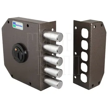 Замок Mottura (Моттура) накладной 20.500 D (правый) никель