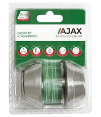 Купить Замок Ajax (Аякс) врезной DK.001 ET SN мат.никель по цене 622 руб. в Москве