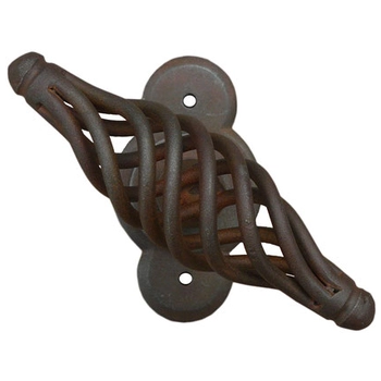 Ручка для окон Т-образная кованая Galbusera Art.2303 Martellina античная ржавчина