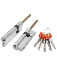 Купить Цилиндровый механизм D-PROTERM507/100 Fuaro (Фуаро) 100 mm (65+10+25) термошток 8х65 мм по цене 1`056 руб. в Москве