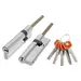Цилиндровый механизм D-PROTERM507/100 Fuaro (Фуаро) 100 mm (65+10+25) термошток 8х65 мм, никель