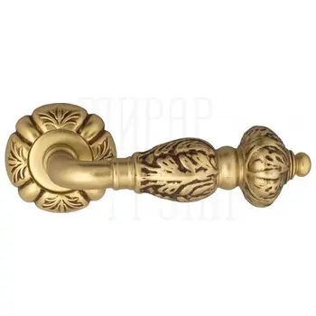 Дверная ручка на розетке Venezia 'LUCRECIA' D5 французское золото