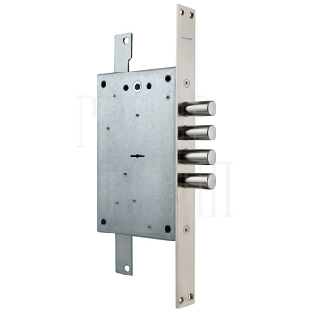 Замок Guardian (Гардиан) врезной сувальдный ЗВ 20.02 Т с тягами /123:223/ схема