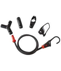 Купить Универсальный эластичный комплект ABUS SB15 Bungee Set для активного отдыха, туризма, походов (жгуты, крючки) 15 предметов комплект по цене 2`700 руб. в Москве