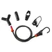 Универсальный эластичный комплект ABUS SB15 Bungee Set для активного отдыха, туризма, походов (жгуты, крючки) 15 предметов комплект, черный