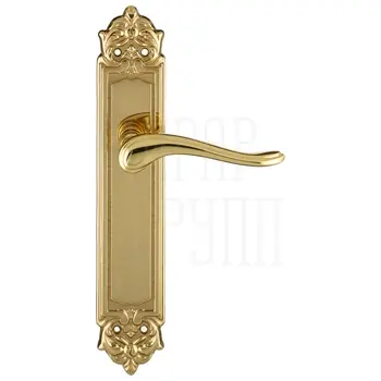 Дверная ручка Extreza 'ARIANA' (Ариана) 333 на планке PL02 полированное золото