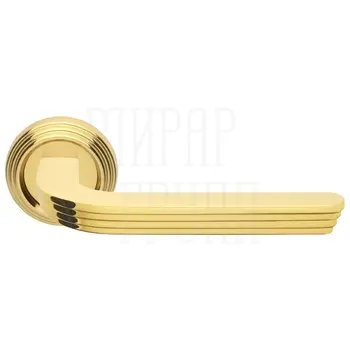 Дверные ручки на розетке Morelli Luxury 'Allure' золото
