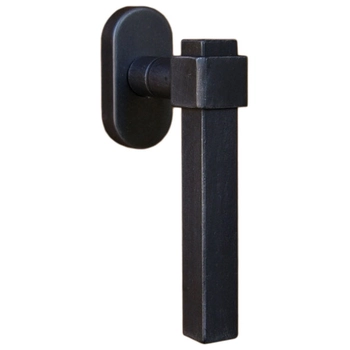 Ручка для окон кованая Galbusera Art.1827 Martellina DK античный черный