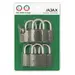 Набор Ajax (Аякс) замков навесных PD-0150 (6 locks+5 keys) blister, никель