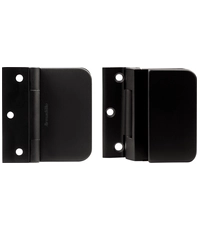 Петля Armadillo (Армадилло) для стеклянной двери Space.GL.H01 (2 шт) BL