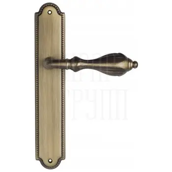 Дверная ручка Venezia 'ANAFESTO' на планке PL98 матовая бронза