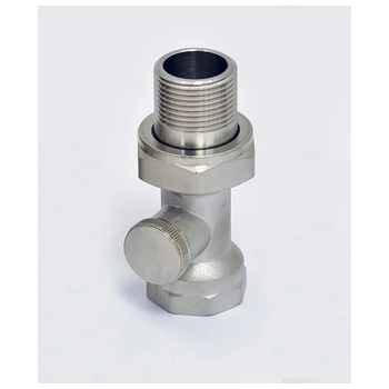 Вентиль запорный прямой 3/4' ВР никель