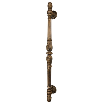 Дверная ручка-скоба кованая стальная Galbusera Art.2325 MANIGLIONE 1000 mm античная ржавчина