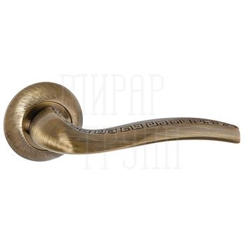 Ручка Punto (Пунто) раздельная GERION TL зеленая бронза