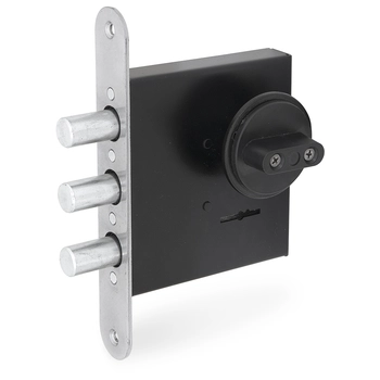 Замок врезной Ригель 'Крепыш-ПК' черный