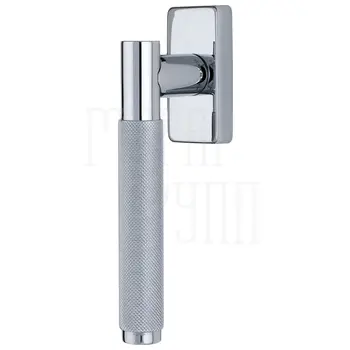 Ручка оконная Extreza Hi-Tech 'TUBA' (Туба) 126 HW матовый хром