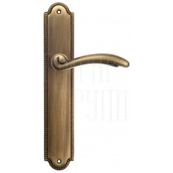 Дверная ручка Venezia 'VERSALE' на планке PL98 матовая бронза