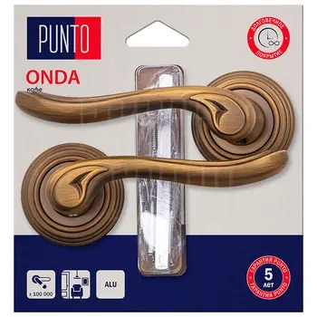 Ручка Punto (Пунто) раздельная LM/A R.TLM54.ONDA/HD кофе