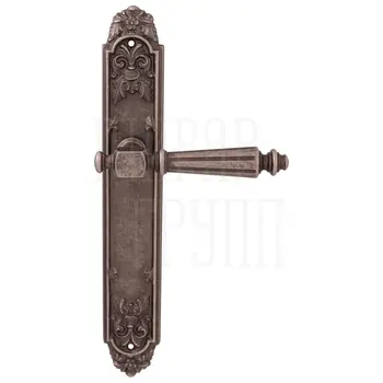Дверная ручка на планке Melodia 300/Siracusa Grazia античное серебро (pass)