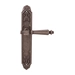 Дверная ручка на планке Melodia 300/Siracusa Grazia, античное серебро (pass)