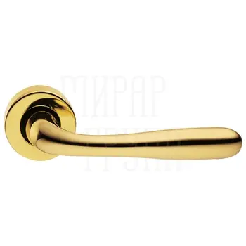 Дверные ручки на розетке Morelli Luxury 'Rubino' золото