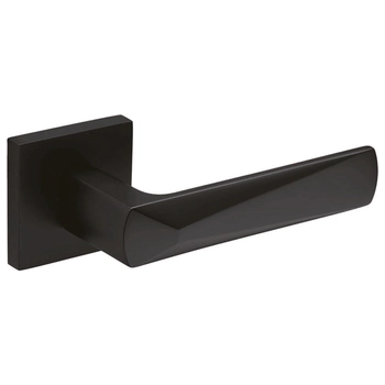 Дверная ручка из латуни Ghobestir 'CITY Collection' Т17904 на квадратном основании черный