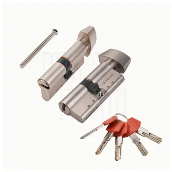 Цилиндровый Fuaro (Фуаро) 4 класса безопасности X-PRO5002 Knob60 (25+10+25) короткий шток с верт.