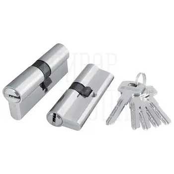 Цилиндровый механизм Fuaro (Фуаро) (200 ZA/60) 2000ZAKey60 mm (25+10+25) хром