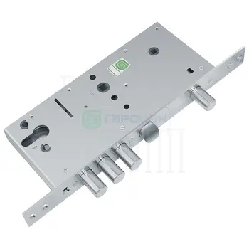 Корпус Guardian (Гардиан) врезного замка с задвижкой и защёлкой ЗВ 32.15 /123:110:1/ никель