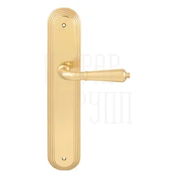 Дверная ручка на планке Melodia 225/235 'Cagliari' полированная латунь
