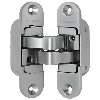 Петля Armadillo (Армадилло) скрытой установки U3D4200L левая (Architect 3D-ACH 40) 40 кг матовый хром