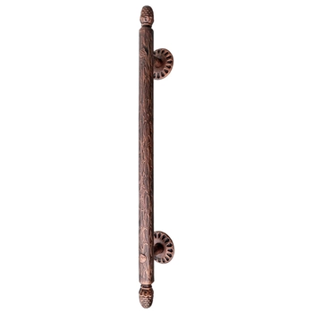 Дверная ручка-скоба кованая стальная Galbusera Art.2328/A MANIGLIONE 600 mm античная ржавчина