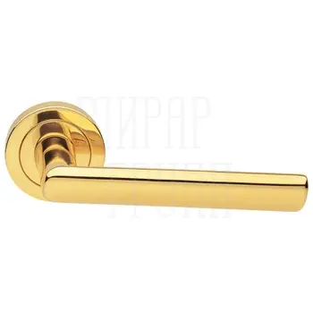 Дверные ручки на розетке Morelli Luxury 'Stella' золото