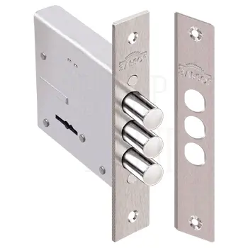 Замок Elbor (Эльбор) врезной сувальдный Кремень 1.04.07 /08958/ никель