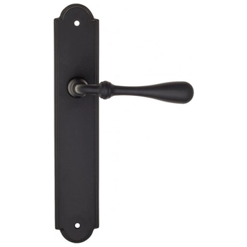 Дверная ручка Fratelli Cattini 'RETRO' на планке PL257 черный