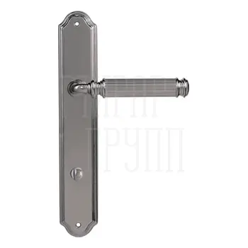 Дверная ручка на планке Melodia 290/230 'Ranja' полированный хром (wc)