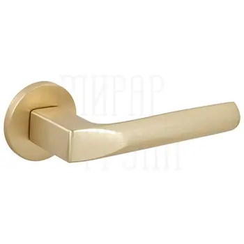 Дверная ручка на круглой розетке Fuaro (Фуаро) 'PRIZMA' K.SLR52 золото