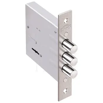 Замок Elbor (Эльбор) врезной сувальдный Кремень 1.04.02 /02209/ никель