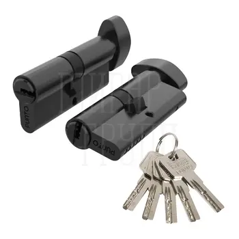 Цилиндровый Punto (Пунто) Z3002Knob80(35+10+35) с вертушкой BL