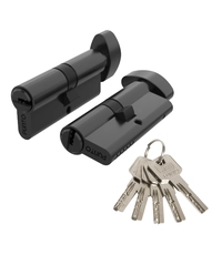 Цилиндровый Punto (Пунто) Z3002Knob80(35+10+35) с вертушкой BL