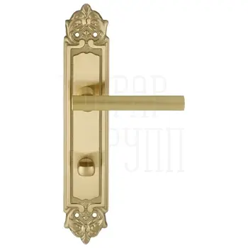 Дверная ручка Extreza 'PIVOT' (Пивот) 132 на планке PL02 матовая бронза (CYL)