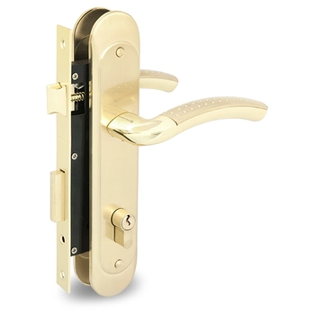 Замок врезной Palladium 1852 SG/GP матовое золото