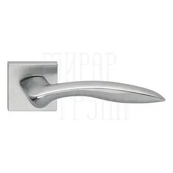 Дверная ручка на квадратной розетке Forme 423K 'Chicago' (FIXA) матовый хром