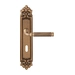 Дверная ручка на планке Melodia 290/229 Ranja, матовая бронза (key)